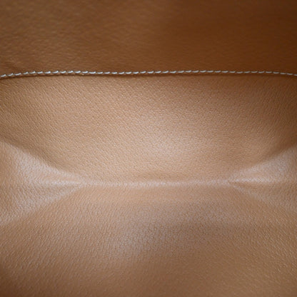 Celine Macadam Pochette Canvas and Leather, BROWN, CANVAS, Clutche & pouche