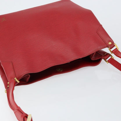 Louis Vuitton Mandara Handbag Epi Leather, RED, LEATHER, Shoulder bag