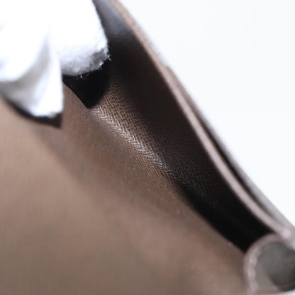 Louis Vuitton Envelope Business Card Holder Taiga Leather, BROWN, LEATHER, Card Holders