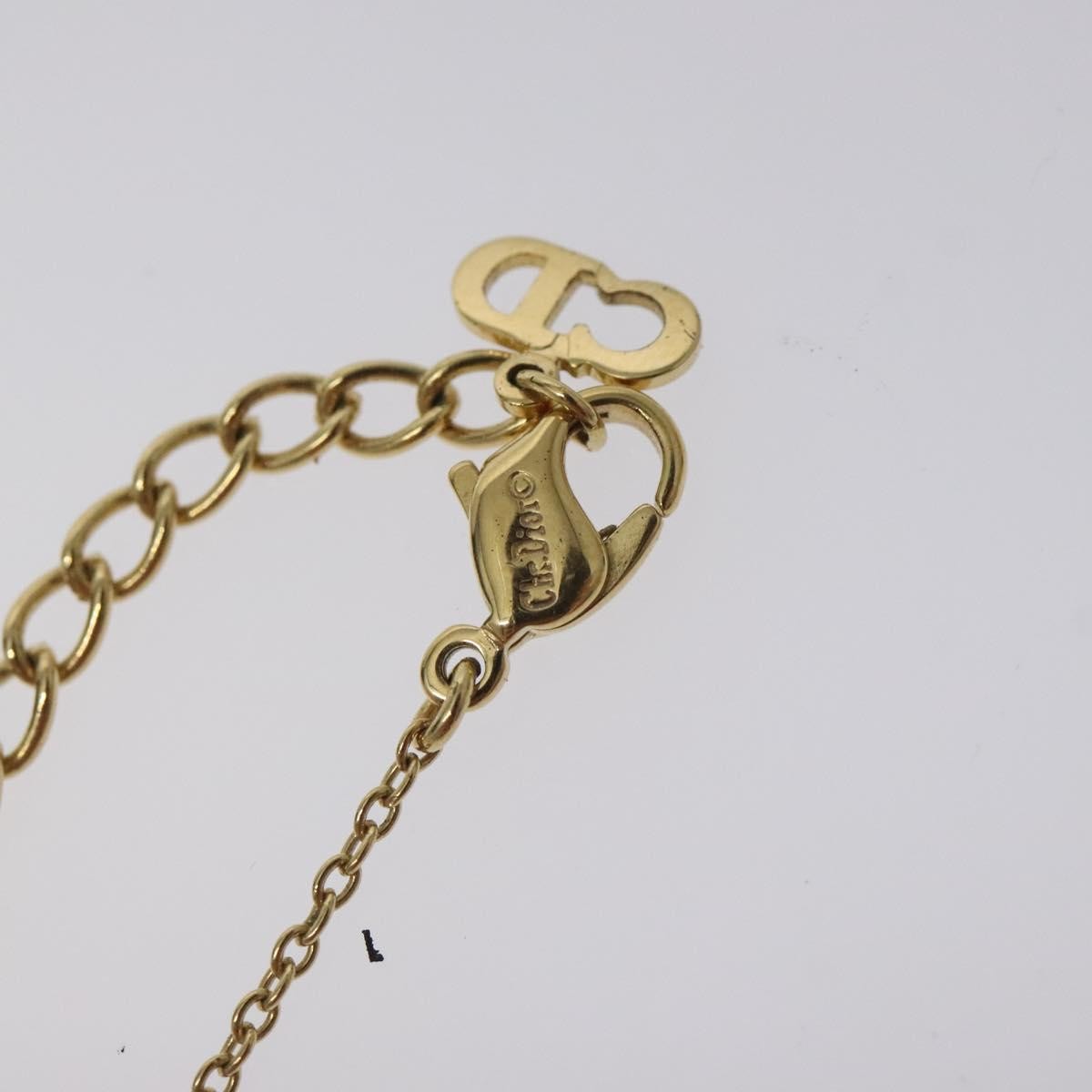 Christian Dior CD Pendant Necklace Gold-plated, GOLD, METAL, Necklace