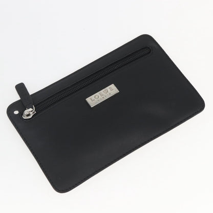 Loewe Vintage Shoulder Bag Leather, BLACK, LEATHER, Shoulder bag