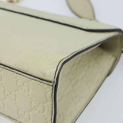 Gucci Emily Chain Flap Bag Guccissima Leather, Beige, Leather, Shoulder Bag