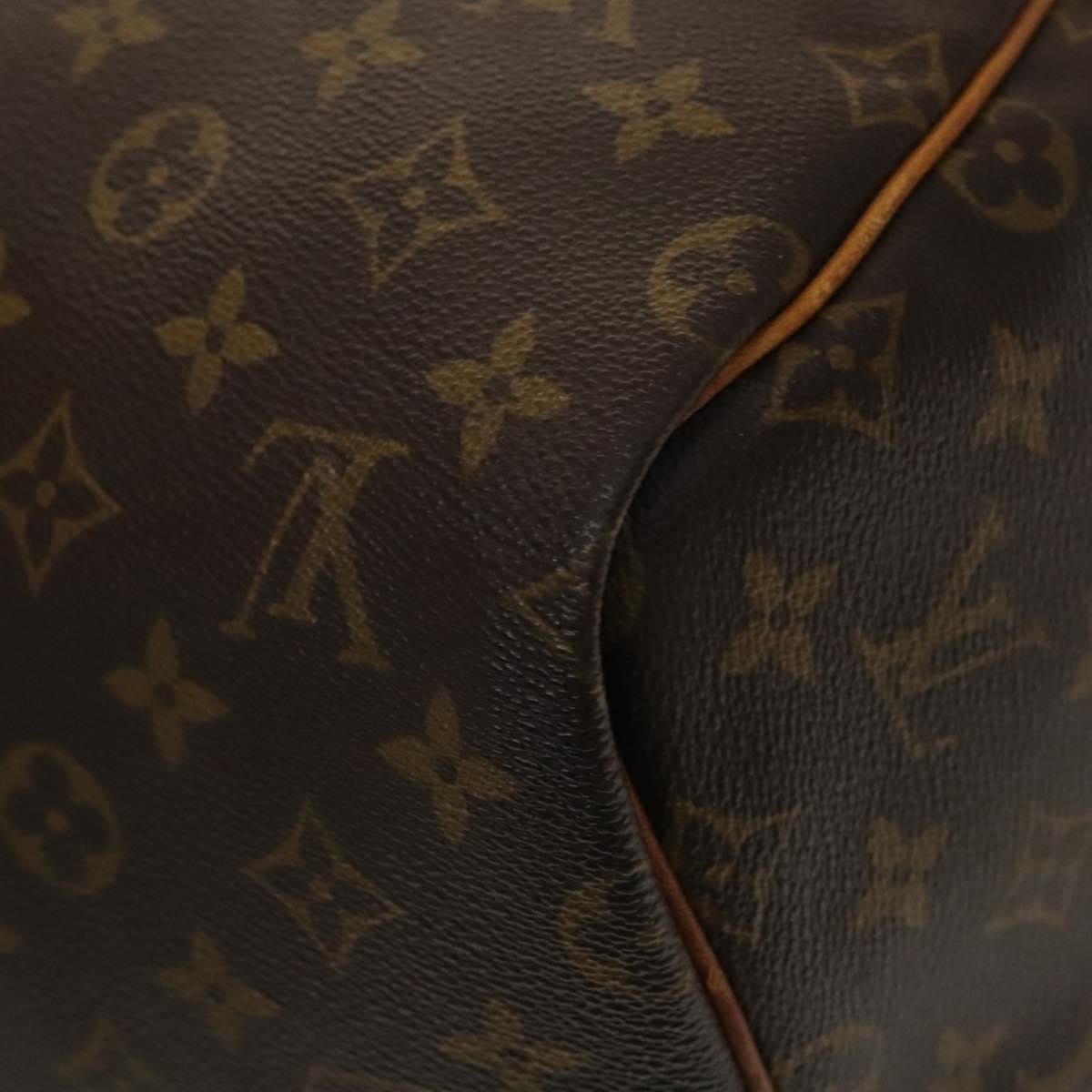 Louis Vuitton Keepall Bag Monogram Canvas, BROWN, CANVAS, Travel bag