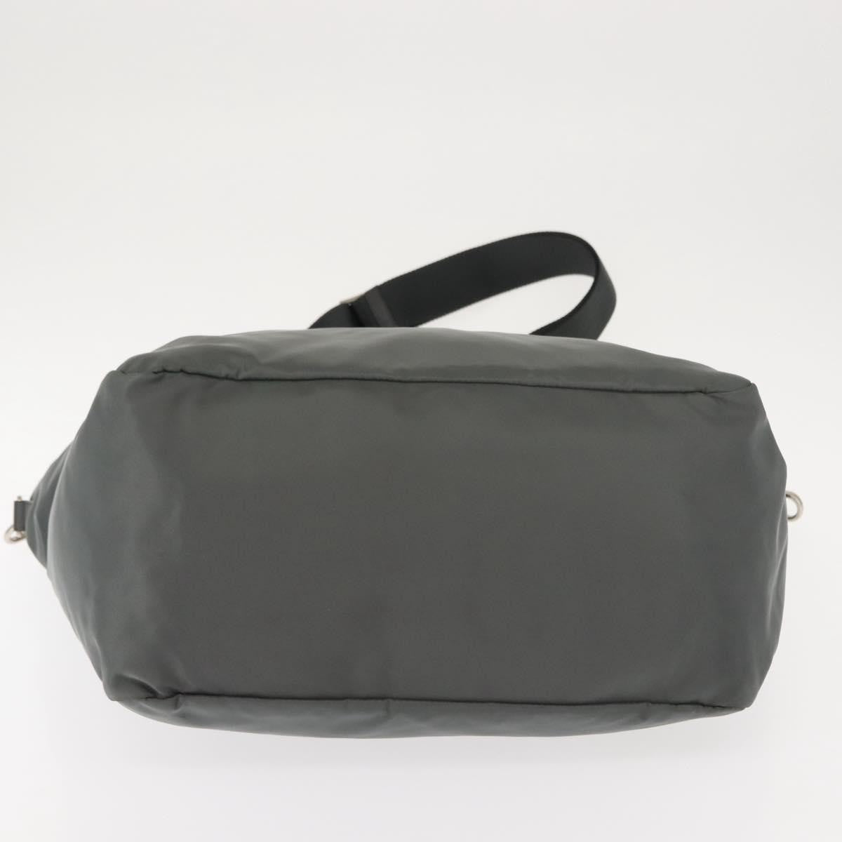 Prada Vela Convertible Tote Tessuto, Khaki, Nylon, Tote Bag
