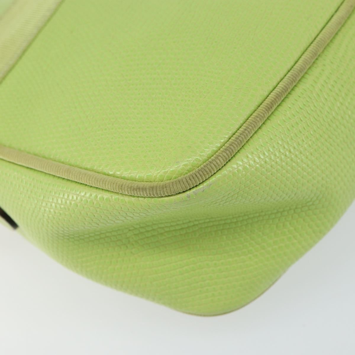 Salvatore Ferragamo Vala Shoulder Bag Leather, GREEN, LEATHER, Shoulder bag