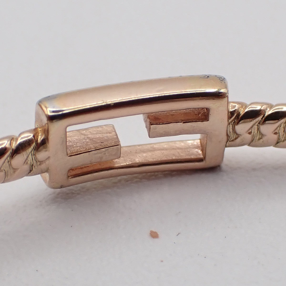 Fendi Baguette Bracelet Gold Plated, GOLD, GOLD_PLATED, Bracelet