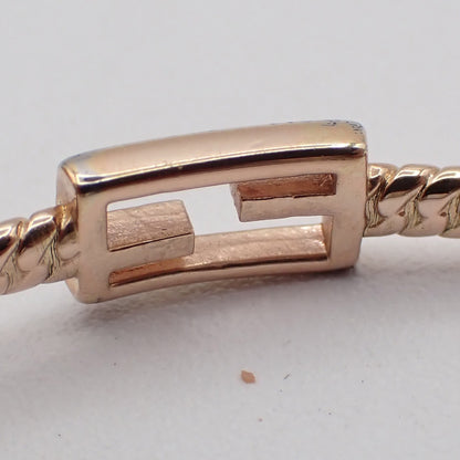 Fendi Baguette Bracelet Gold Plated, GOLD, GOLD_PLATED, Bracelet