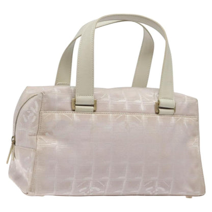 Chanel Travel Line Top Handle Bag Nylon, PINK, NYLON, Travel bag