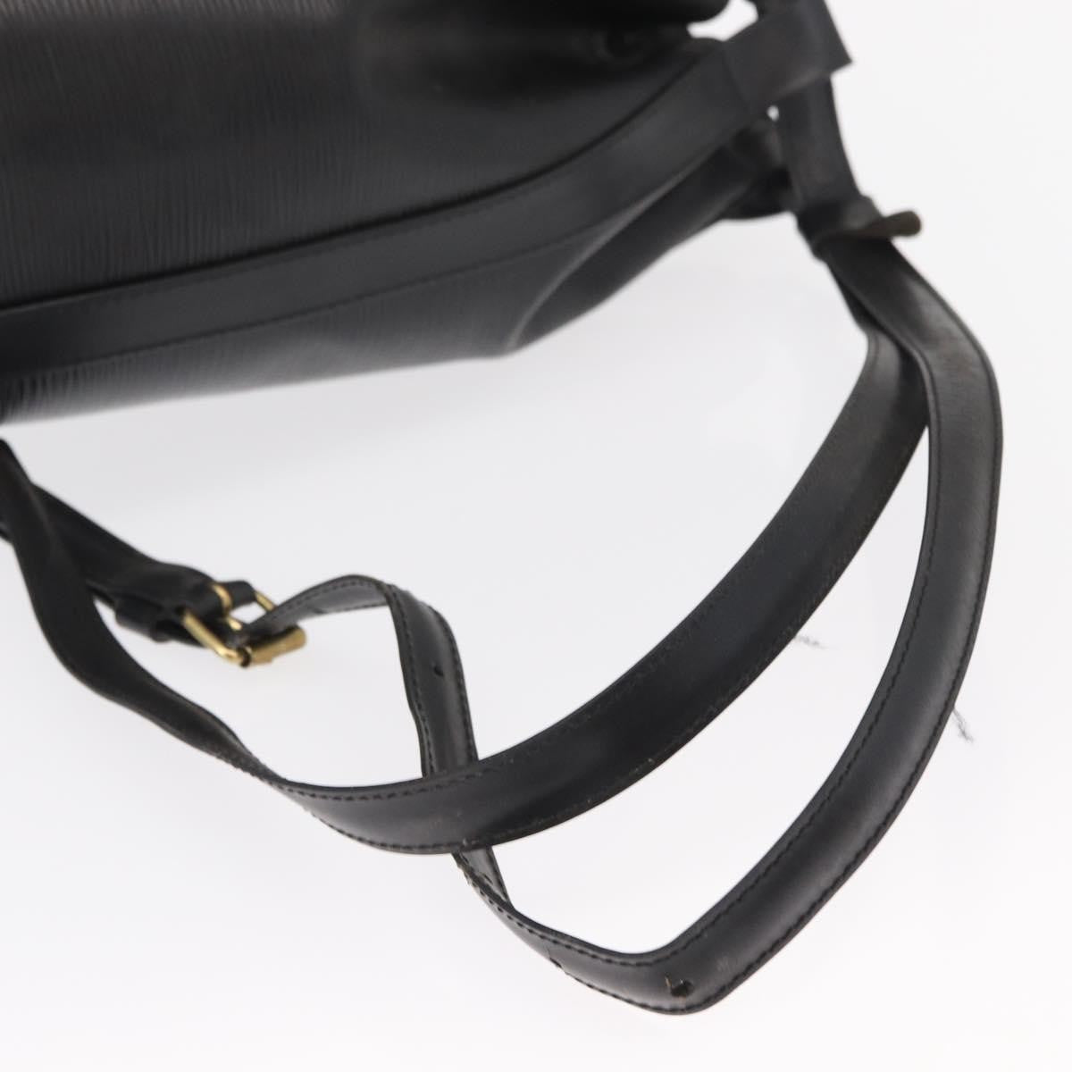 Louis Vuitton Randonnee Backpack Epi Leather, Black, Leather, Shoulder Bag