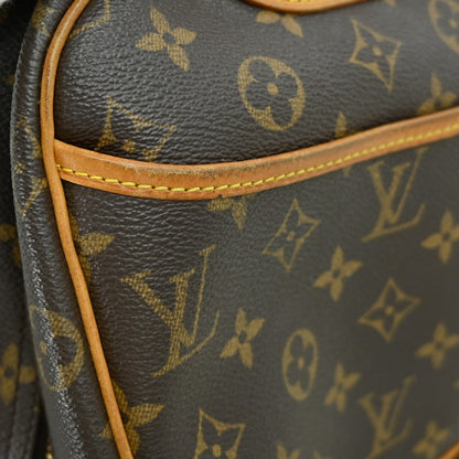 Louis Vuitton Trouville Handbag Monogram Canvas, BROWN, CANVAS, Handbag