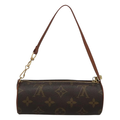 Louis Vuitton Papillon Pochette Monogram Canvas, BROWN, CANVAS, Clutche & pouche