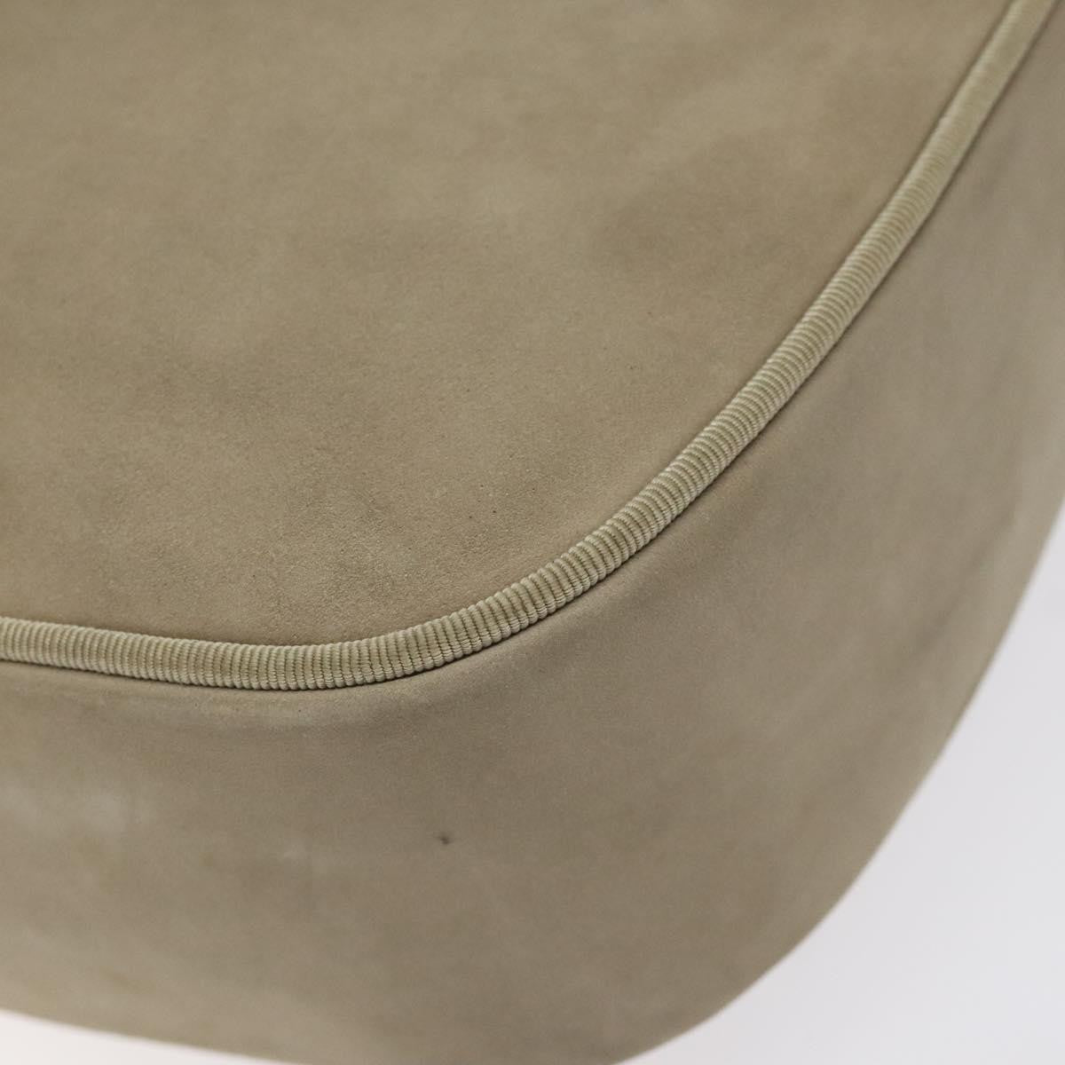 Salvatore Ferragamo Vala Shoulder Bag Suede, BEIGE, SUEDE, Shoulder bag