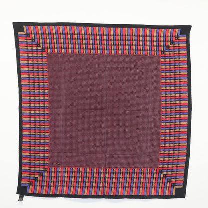 Chanel Carré 90 Silk, PURPLE, SILK, Scarve & shawl