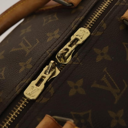 Louis Vuitton Keepall Bag Monogram Canvas, BROWN, CANVAS, Travel bag