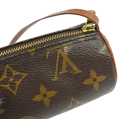 Louis Vuitton Papillon Pochette Monogram Canvas, BROWN, CANVAS, Clutche & pouche