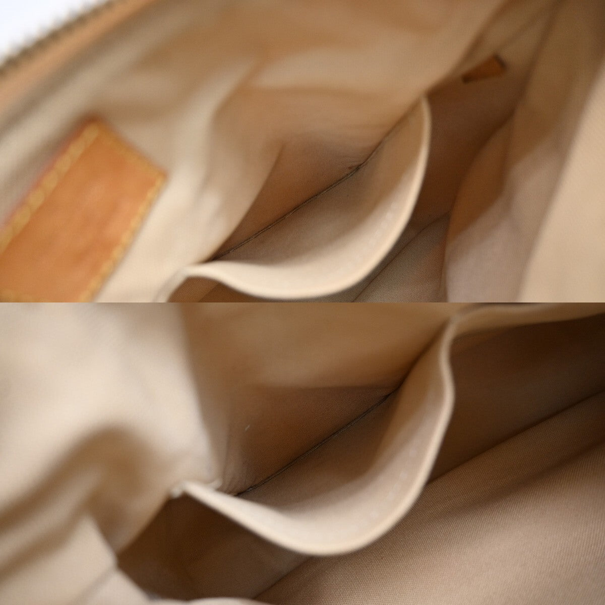 Louis Vuitton Siracusa Handbag Damier, WHITE, CANVAS, Shoulder bag