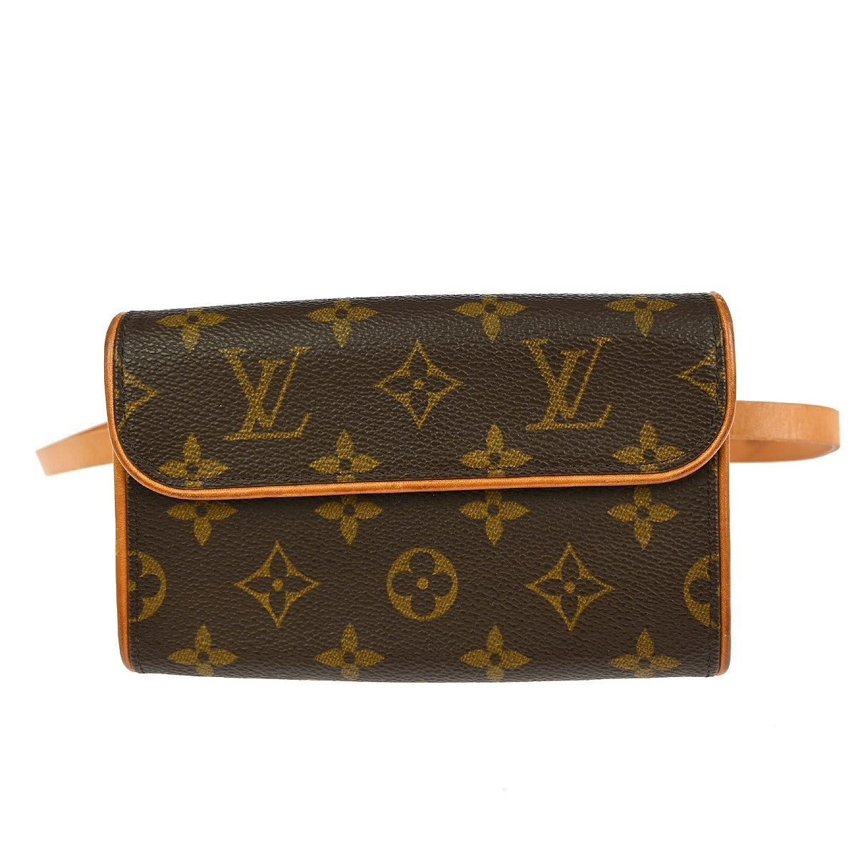 Louis Vuitton Florentine Waist Bag Monogram Canvas, BROWN, CANVAS, Shoulder bag