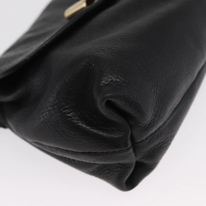 Chloe Lily Shoulder bag Leather, BLACK, LEATHER, Shoulder bag