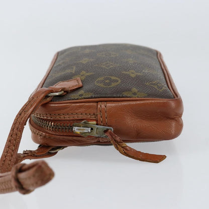 Louis Vuitton Pochette Sports Monogram Canvas, BROWN, CANVAS, Clutche & pouche