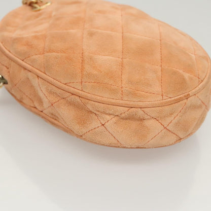 Chanel Coco Charm Wristlet Pouch Multicolor Canvas, ORANGE, SUEDE, Clutche & pouche