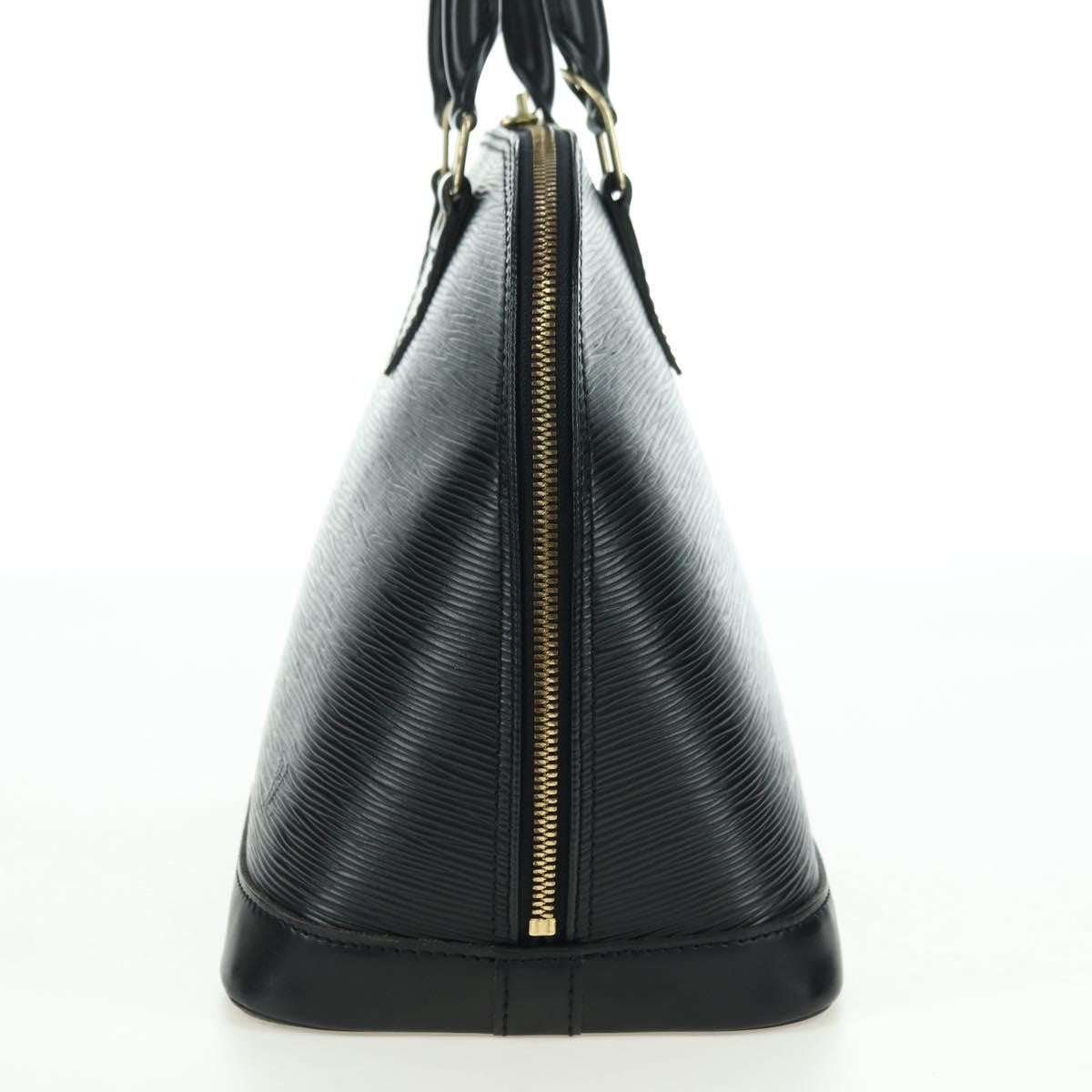 Louis Vuitton Alma Handbag Epi Leather, Black, Leather, Handbag