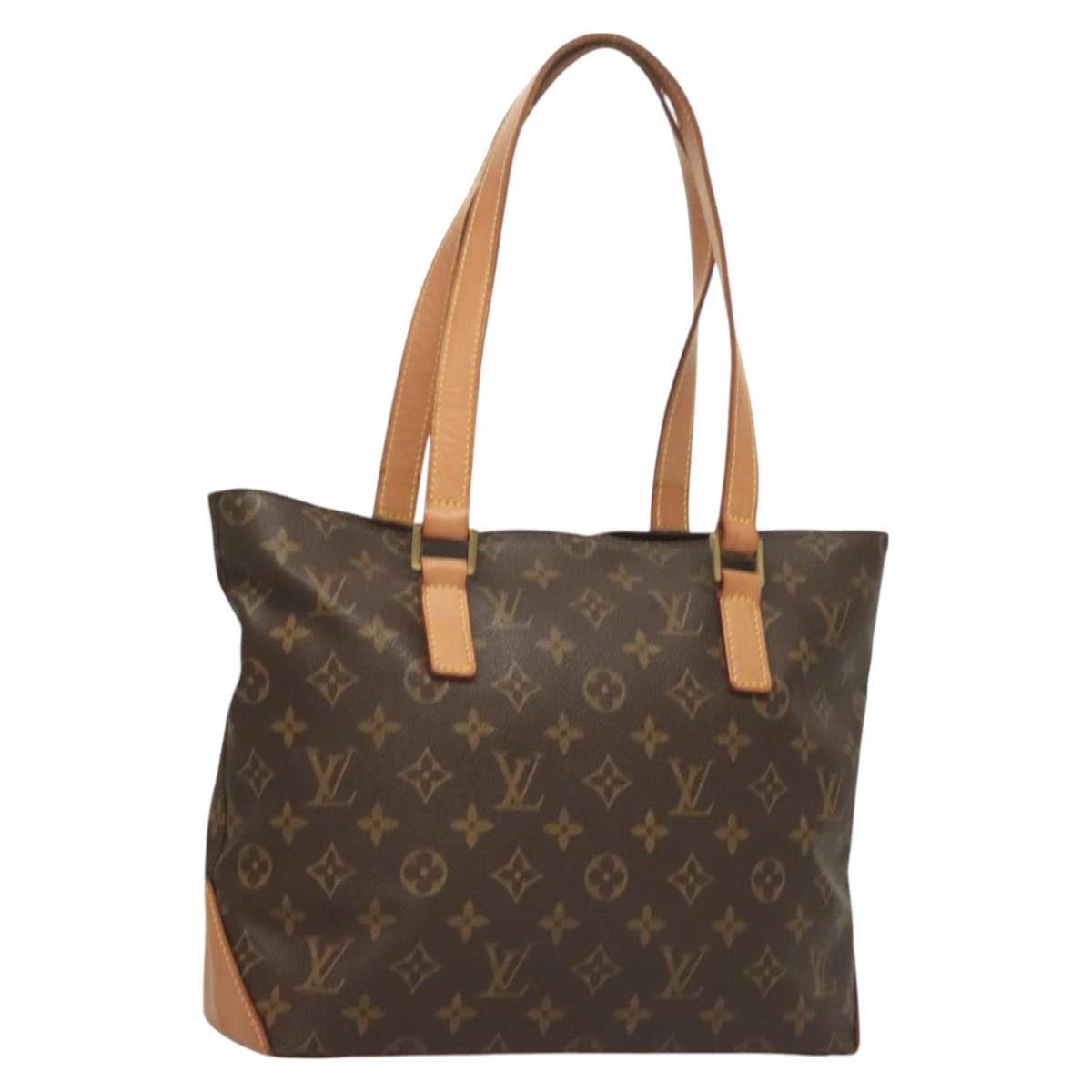 Louis Vuitton Cabas Piano Monogram Canvas, BROWN, CANVAS, Tote bag