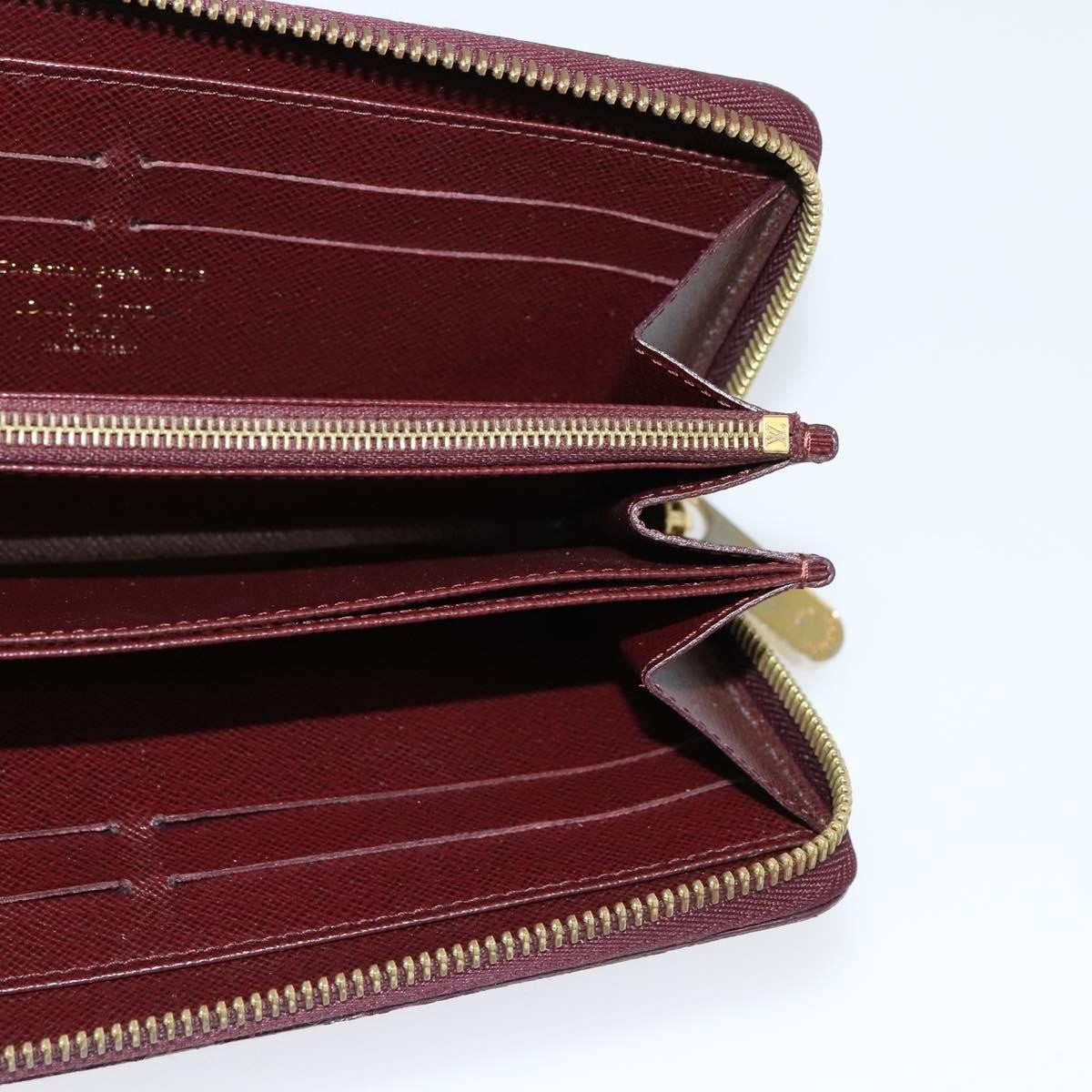 Louis Vuitton Zippy Wallet NM Damier Piet, RED, CANVAS, Wallets