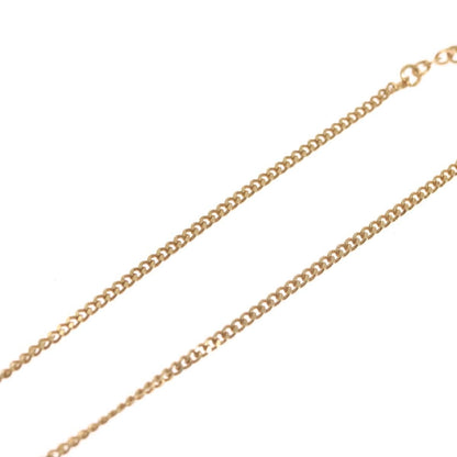 Christian Dior CD Pendant Necklace Metal, GOLD, METAL, Necklace