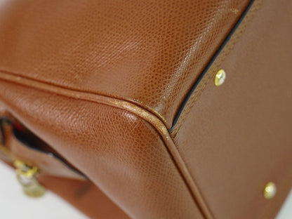 Celine Handbag Leather, BROWN, LEATHER, Handbag
