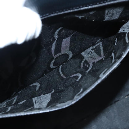 Salvatore Ferragamo Vintage Vara Bow Tote Lizard Embossed Leather, NAVY, LEATHER, Tote bag