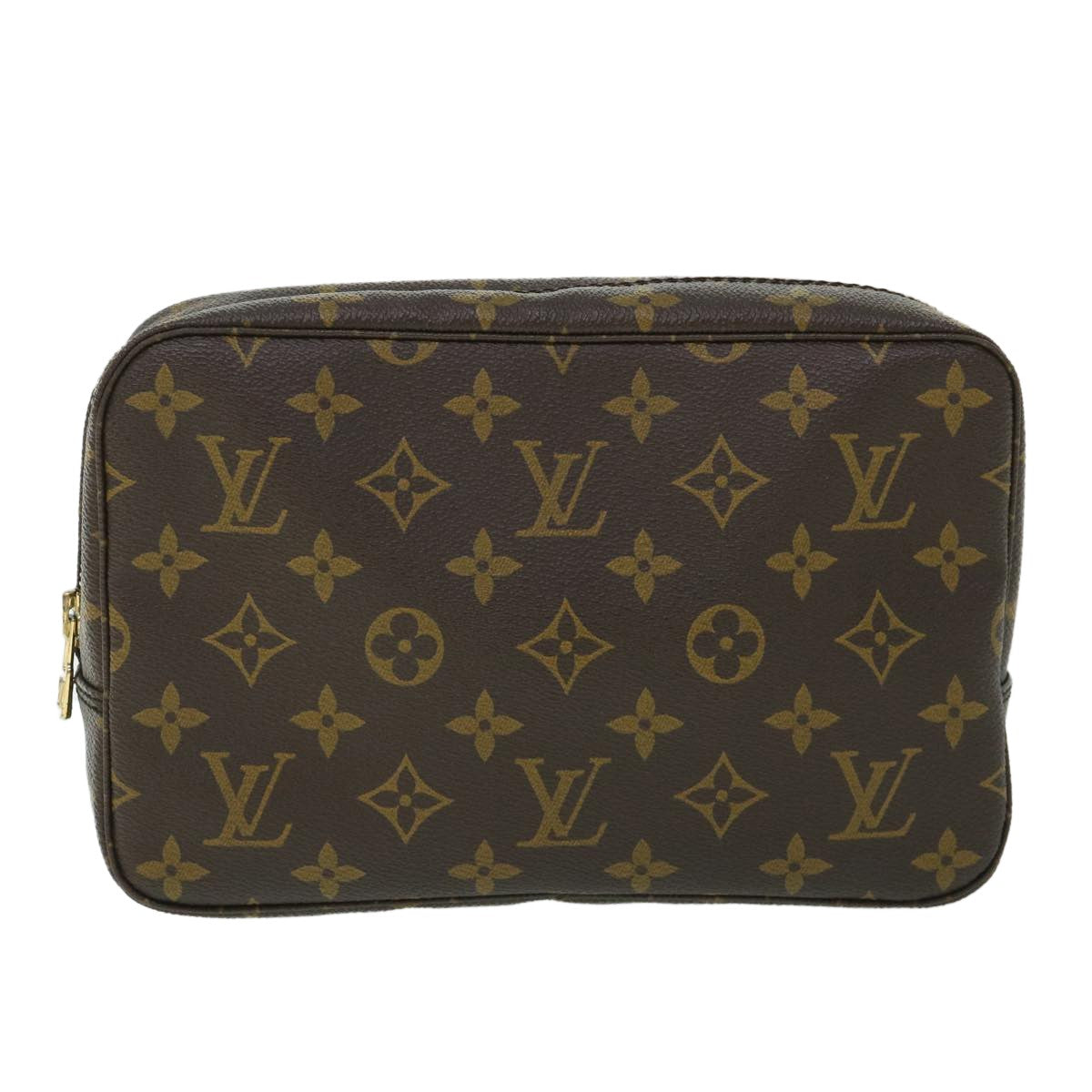 Louis Vuitton Trousse Toilette Monogram Canvas, BROWN, CANVAS, Clutche & pouche