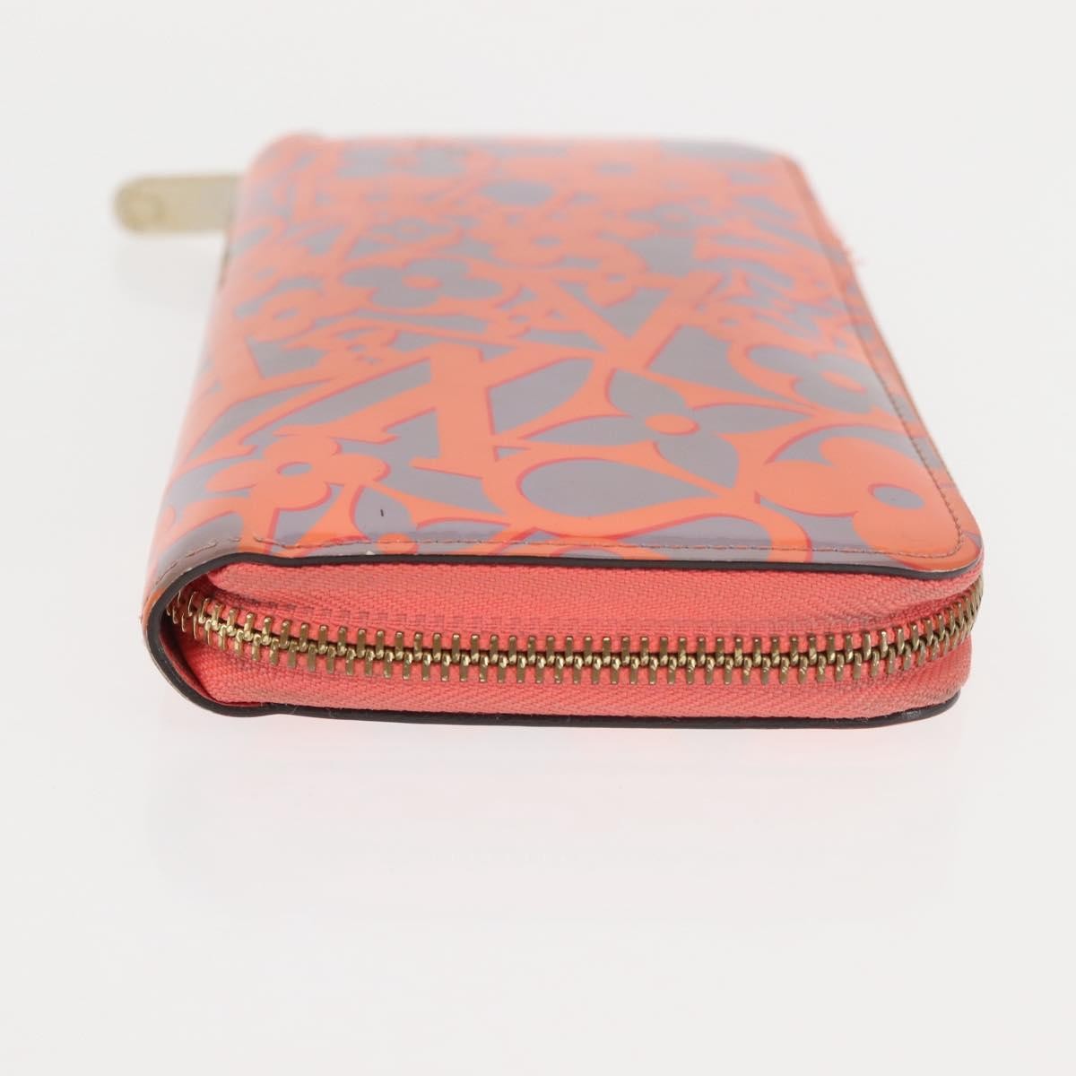 Louis Vuitton Zippy Wallet NM Monogram Patent, ORANGE, PATENT_LEATHER, Wallets