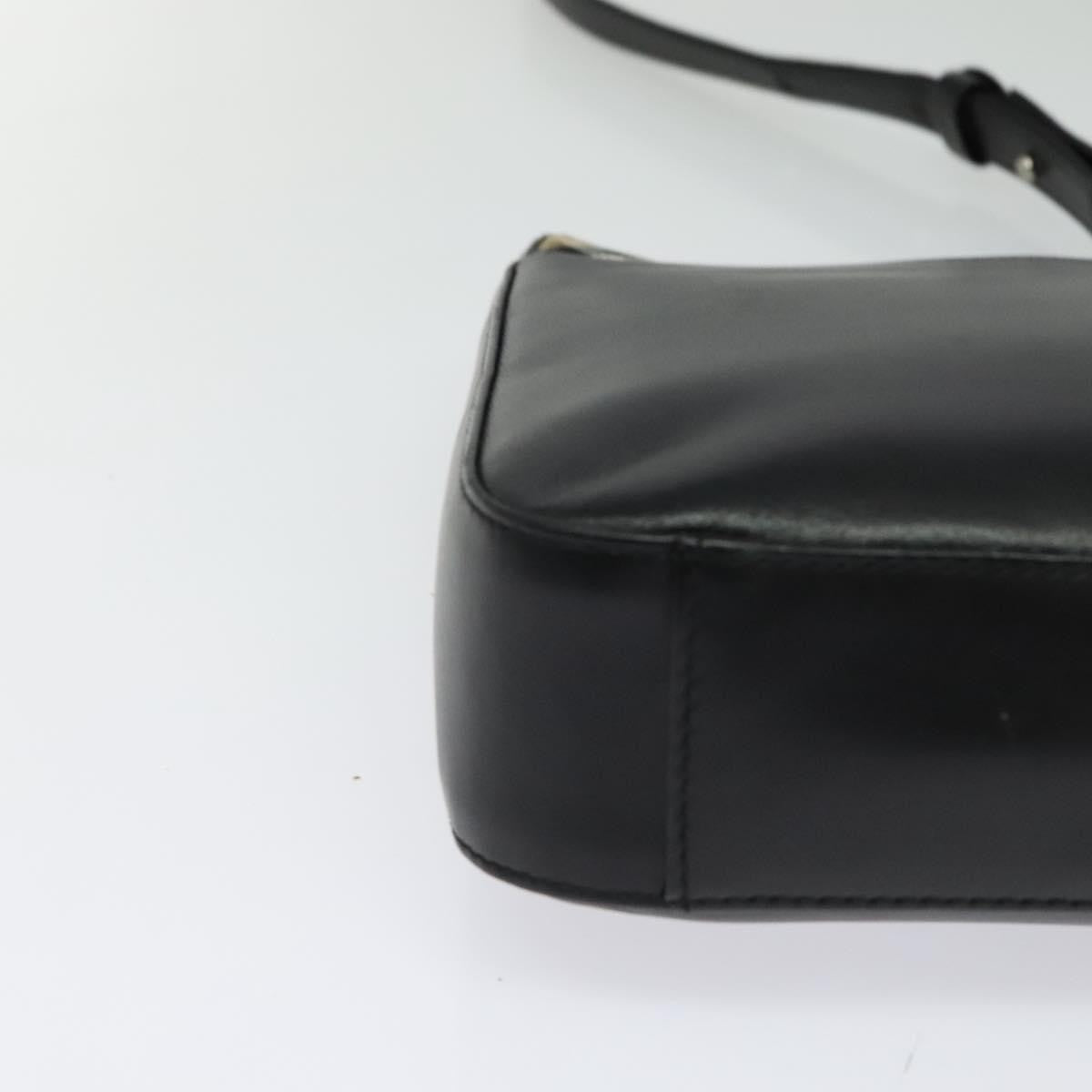 Burberry Front Pocket Flap Messenger Leather with Vintage Check Canvas, BLACK, LEATHER, Crossbody bag