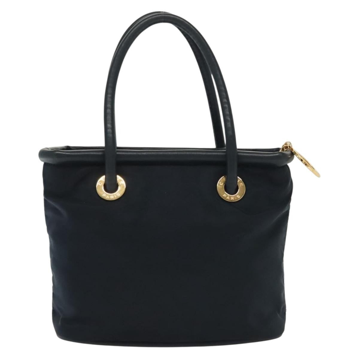 Celine Handbag Nylon, Navy, Nylon, Handbag
