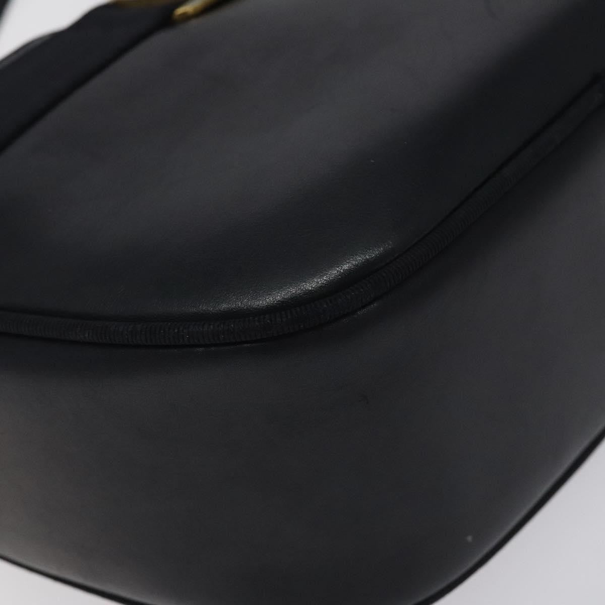 Salvatore Ferragamo Vala Shoulder Bag Leather, NAVY, LEATHER, Shoulder bag