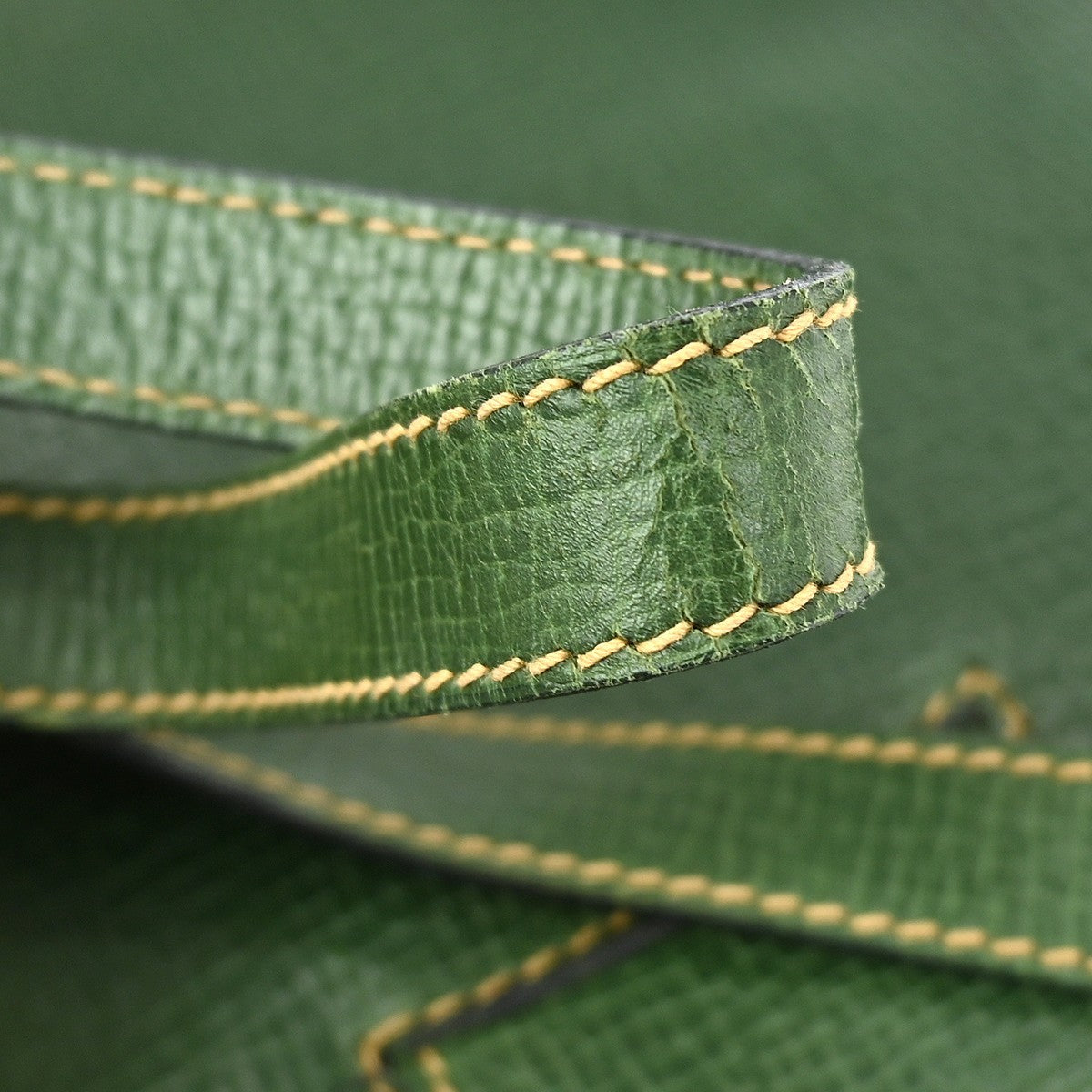 Loewe Vintage Shoulder Bag Leather, GREEN, LEATHER, Shoulder bag