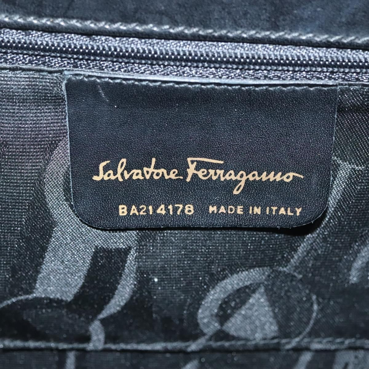 Salvatore Ferragamo Convertible Vara Bow Tote Leather, BLACK, LEATHER, Handbag