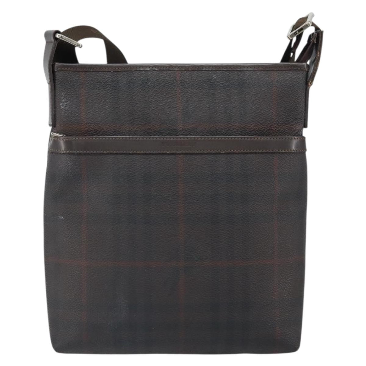 Burberry Nova check Shoulder bag Canvas, BLACK, CANVAS, Shoulder bag