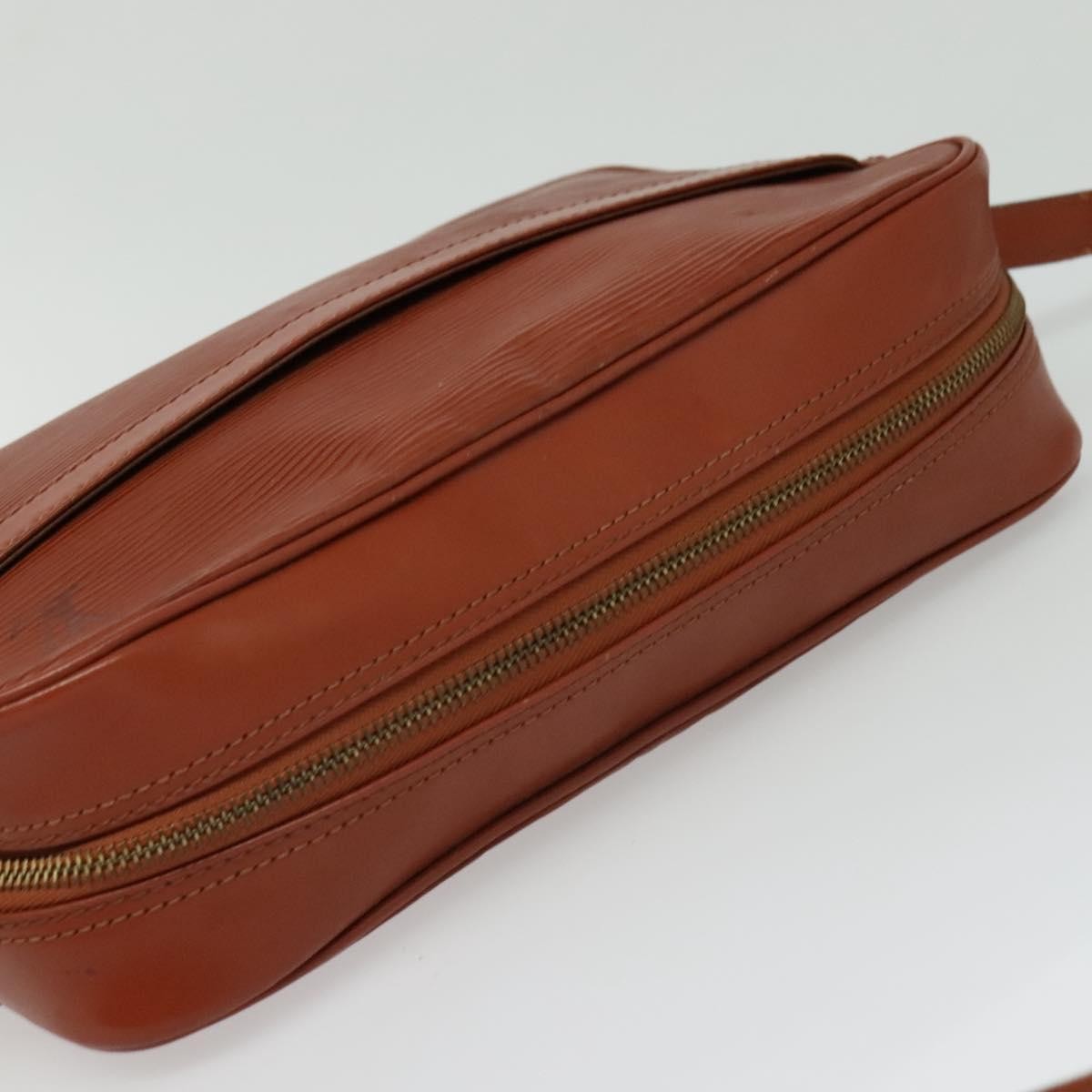 Louis Vuitton Trocadero Handbag Epi Leather, BROWN, LEATHER, Shoulder bag