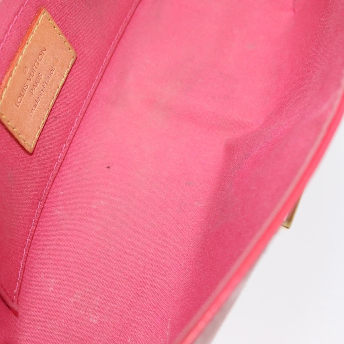 Louis Vuitton Malibu Street Handbag Monogram Vernis, RED, PATENT_LEATHER, Shoulder bag