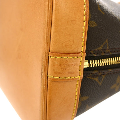 Louis Vuitton Alma Handbag Monogram Canvas, BROWN, CANVAS, Handbag