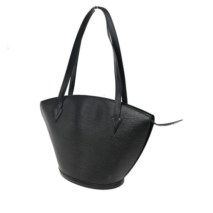 Louis Vuitton Saint Jacques Handbag Epi Leather, BLACK, LEATHER, Shoulder bag