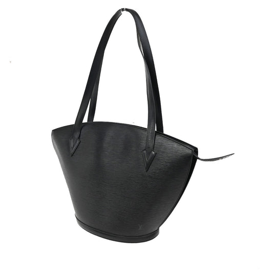Louis Vuitton Saint Jacques Handbag Epi Leather, BLACK, LEATHER, Shoulder bag