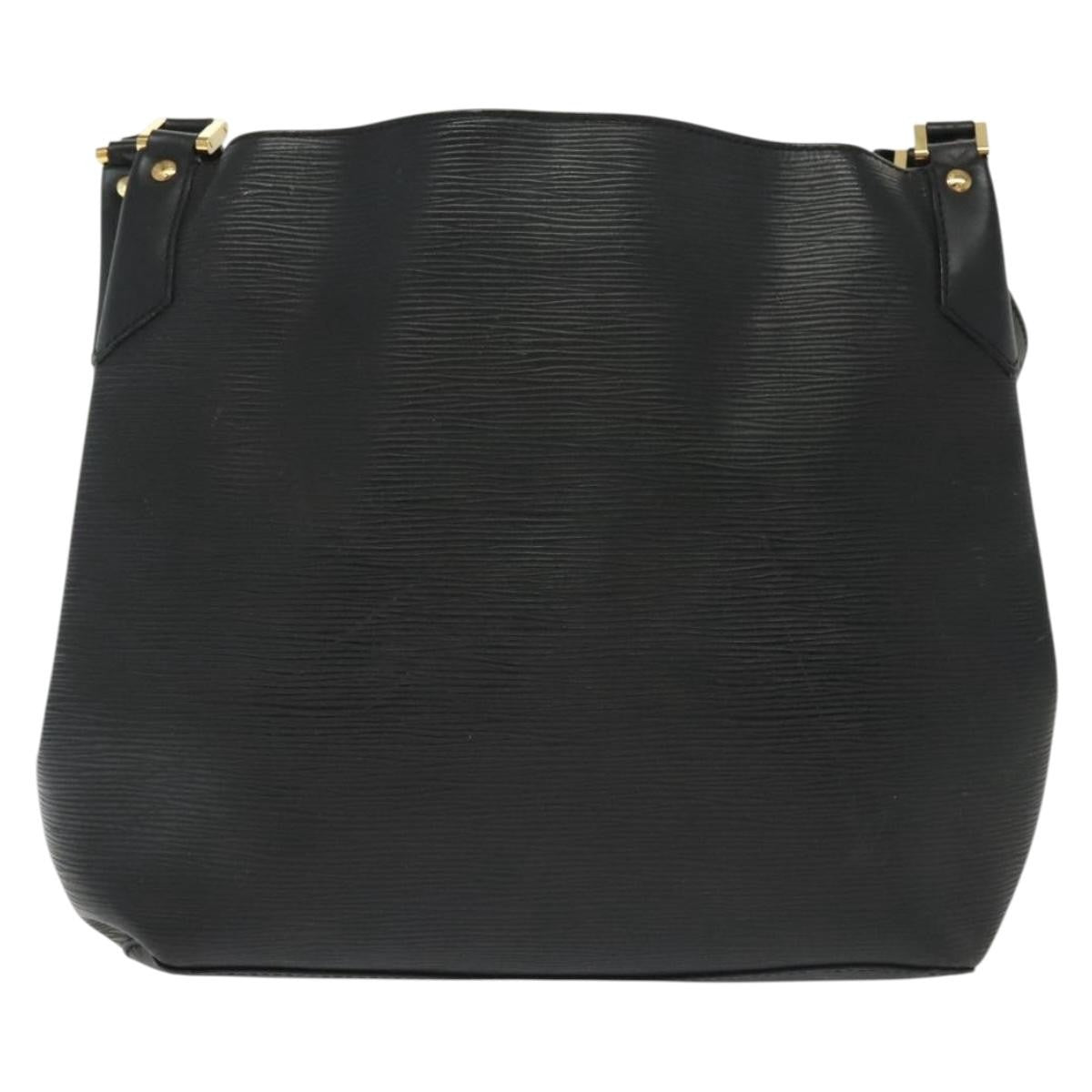 Louis Vuitton Mandara Handbag Epi Leather, BLACK, LEATHER, Shoulder bag