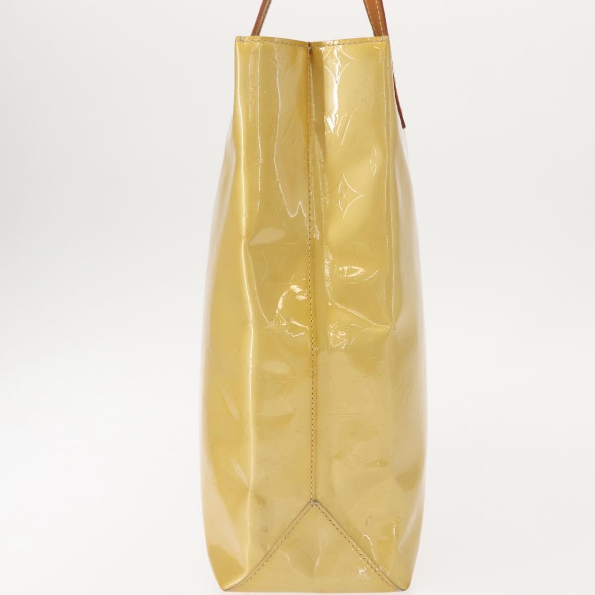 Louis Vuitton Reade Handbag Monogram Vernis, BEIGE, PATENT_LEATHER, Handbag