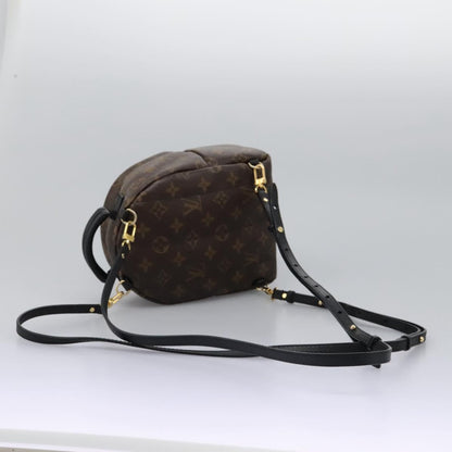 Louis Vuitton Palm Springs Backpack Monogram Canvas, BROWN, CANVAS, Backpack