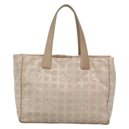 Chanel Travel Line Tote Nylon, BEIGE, NYLON, Tote bag