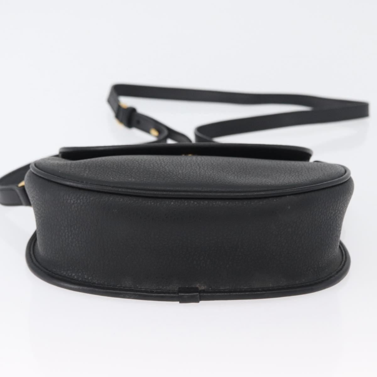Gucci Vintage Shoulder Bag Leather, BLACK, LEATHER, Shoulder bag
