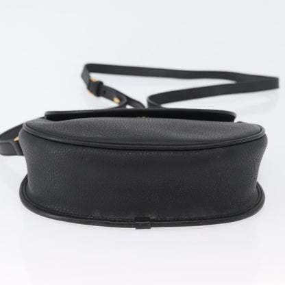 Gucci Vintage Shoulder Bag Leather, BLACK, LEATHER, Shoulder bag