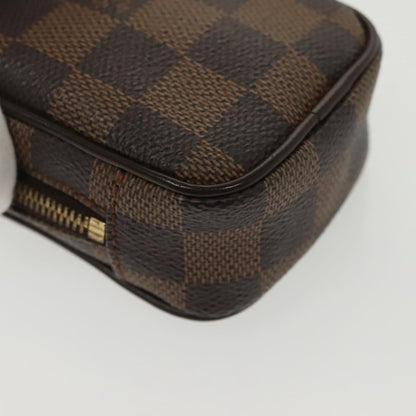 Louis Vuitton Etui Okapi Camera Case Damier, BROWN, CANVAS, Clutche & pouche